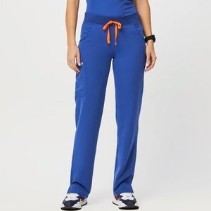 FIGS women's Winning Blue Yola™ High Waisted - Petite Skinny Scrub Pant